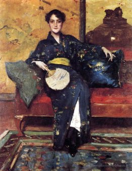 Le kimono bleu, alias fille en kimono bleu