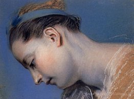 Étude du visage d'une femme
