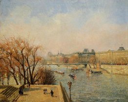Le Louvre, matin, soleil