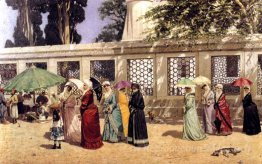 Mesdames se promenant