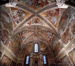 Fresques dans la chapelle de San Brizio