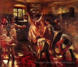 Dans l'abattoir
