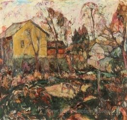 Paysage avec des animaux