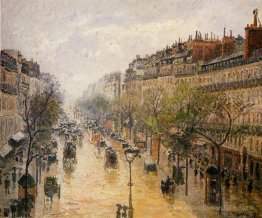 Boulevard Montmartre, pluie de printemps