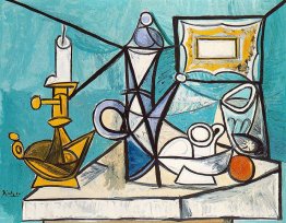 Nature morte avec lampe