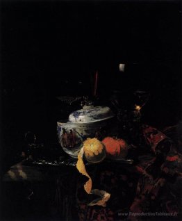 Nature morte avec bol en porcelaine chinoise