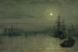 Soirée de pont de Londres