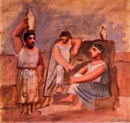 Trois femmes dans une fontaine (étude)