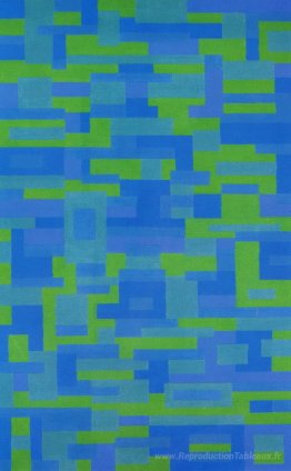 Peinture bleu-vert