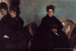 La duchesse de Montejasi et ses filles Elena et Camilla
