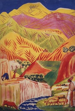 Paysage flamboyant
