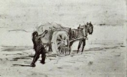 Homme Chargement d'un chariot