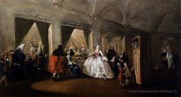 Le salon du couvent de San Zaccaria