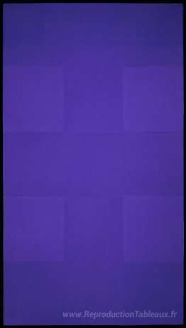 Peinture abstraite: bleu