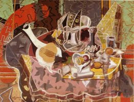 Nature morte avec un parchemin de musique