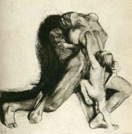 Mort et femme (autoportrait)