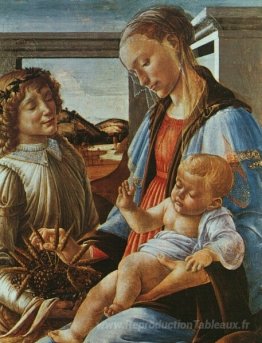 Madonna et enfant avec un ange