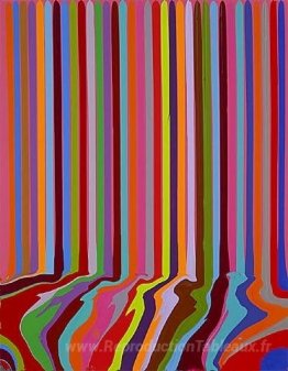 Peinture de flaque d'eau: magenta