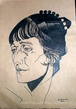 Portrait de la poète Anna Akhmatova