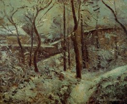 Mauvais sentier, pontoise, effet de neige