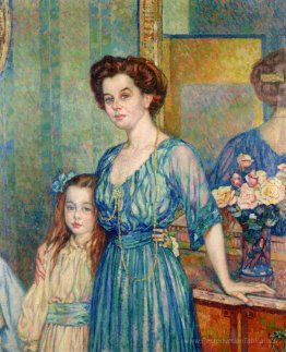 Madame von Bodenhausen avec sa fille Luli