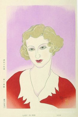 Dame en rouge