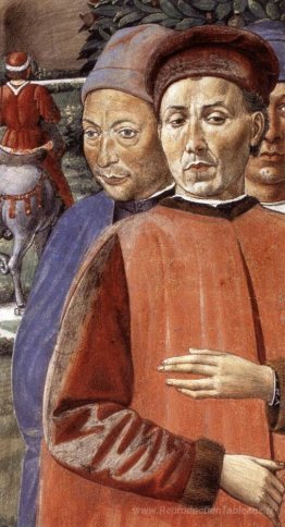 Saint-Augustin partant pour Milan (détail)