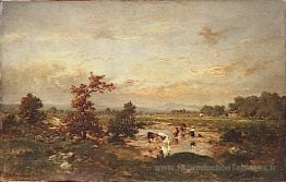 Vaches dans la jument