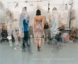 L'artiste circule - parmi les conservateurs, les journalistes, l