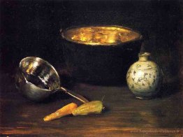 Nature morte avec poivre et carotte