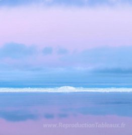 Crépuscule rose, Antarctique