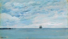 Mer au bord des côtes de la Finlande
