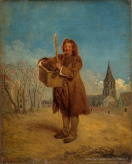 Savoyard avec une marmotte