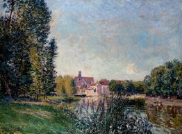 Loing River and Church à Moret