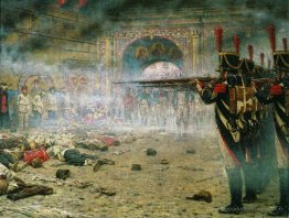 Dans vaincu Moscou (pyromanes ou tir au Kremlin)