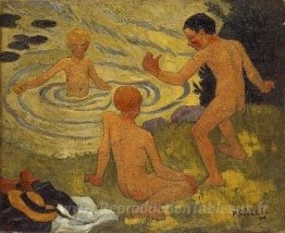 Garçons sur une rive
