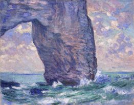 Le manneport, vu d'en bas