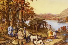 Scènes de chasse, de pêche et de forêt