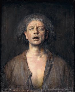 Autoportrait avec les yeux fermés