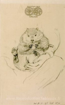 Image de l'artiste et de son animal exotique