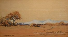 Collines bleues distantes