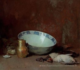 Nature morte avec l'urne en laiton