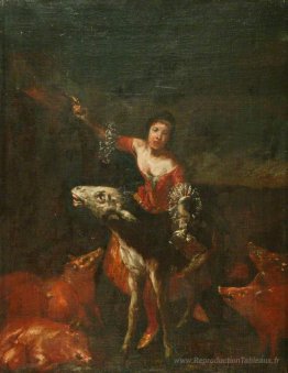 Un chanteur avec un âne