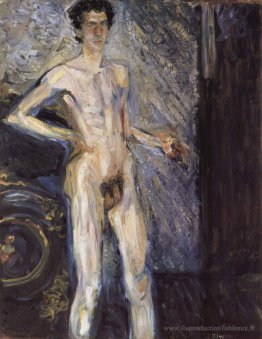Autoportrait (nu sur une figure complète)