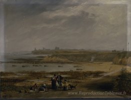 CullerCoats regardant vers Tynemouth - Tide de refoulement