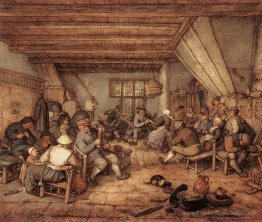 Régaler les paysans dans une taverne