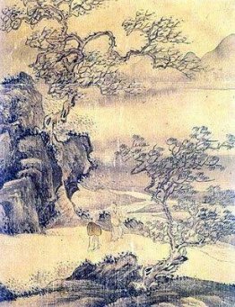 L'image d'un homme dans le paysage