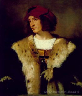 Portrait d'un homme dans une casquette rouge