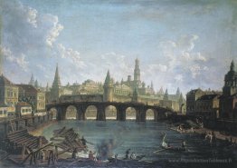 Vue du Kremlin et du pont Kamenny à Moscou