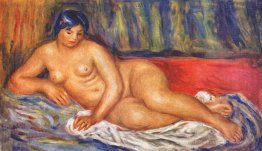 Fille nue allongée